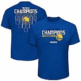 Golden State Warriors Majestic 2018 NBA Finals Champions Jersey Roster Big & Tall T-Shirt Royal,baseball caps,new era cap wholesale,wholesale hats